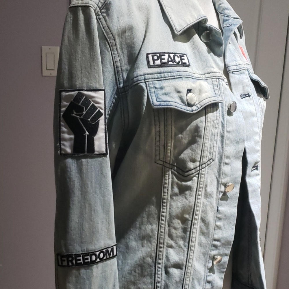 Blk Dnm Patch Demin Jacket - image 3